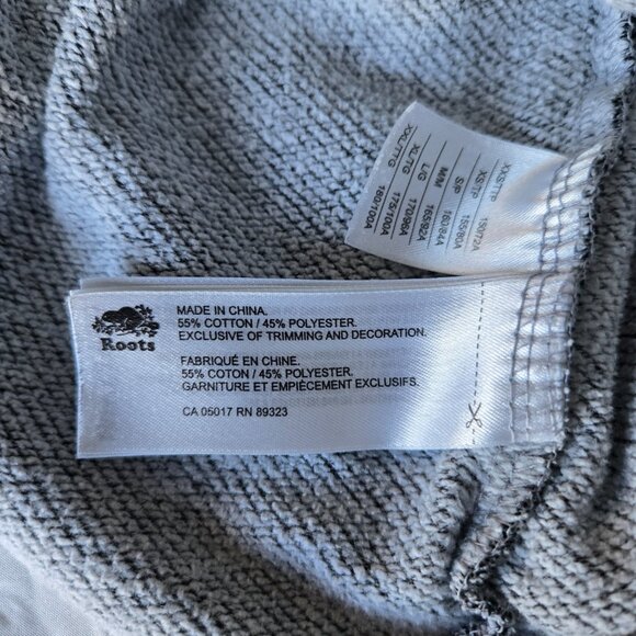 Roots Hoddie Grey Salt &Pepper Size XL - Picture 4 of 4